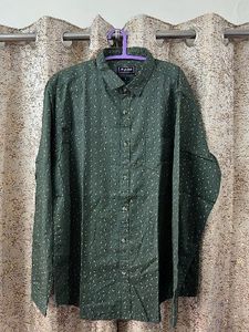 Green Printed Shirt