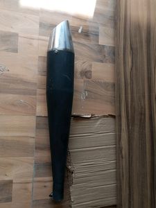 DOLPHIN BULLET SILENCER BLK /CROME TIP