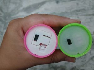 LED Tea Lights - Pink &amp; Green