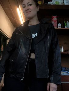 Genuine Leather Biker Jacket