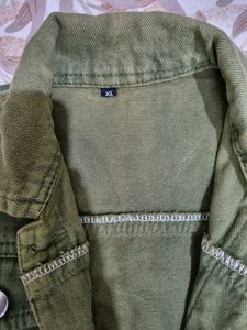 Green Denim Jacket
