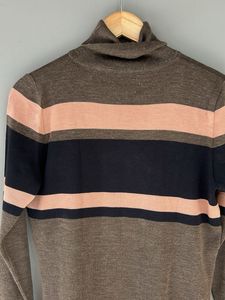 Striped Turtleneck Sweater