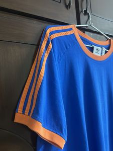 Adidas Blue &amp; Orange Tee