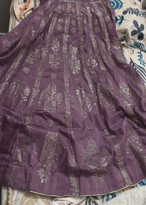 W Brand Elegant Purple Anarkali Suit