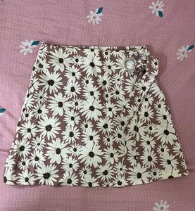 Floral Mini Skirt