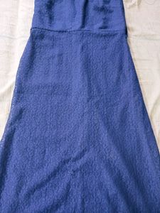 Blue Net Dress
