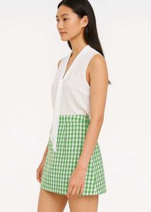 Gingham Mini Skirt