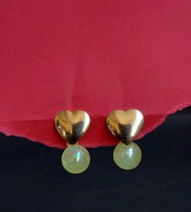 Heart Drop Earrings