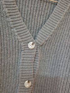 Grey Knit Cardigan