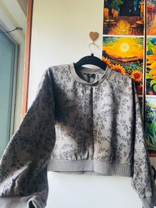 Max-cropped sweatshirt🫒