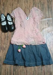 Combo Y2K Mesh Top