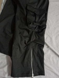 Black Cargo Pant