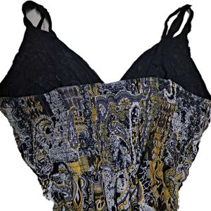 Y2k Paisley Print Dress