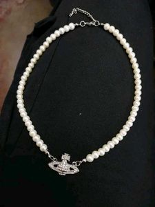 Pearl & Orb Pendant Necklace