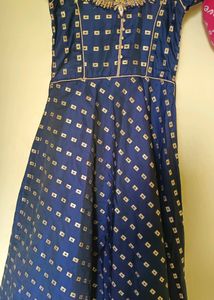 Royal Blue Colour Chudidhar Top