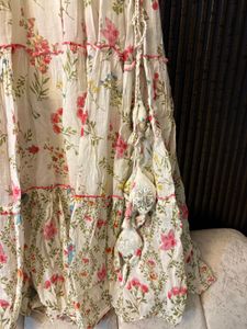 Floral Anarkali Suit Dress
