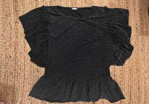 Sparkly Ruffle Top