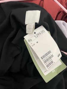 Black Slit Dress - H&amp;M