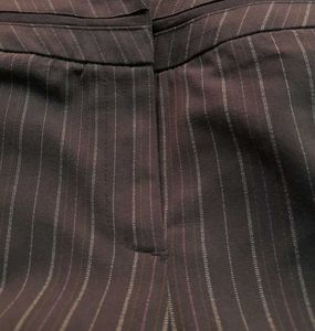 Formal  Brown High Waist Pant