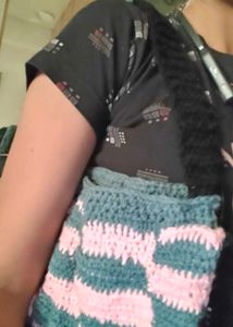 handmade crochet purse