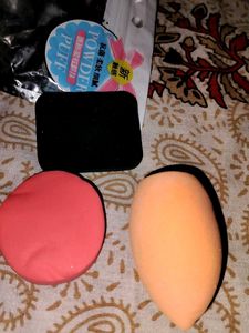 Blender With Face Powder Puff