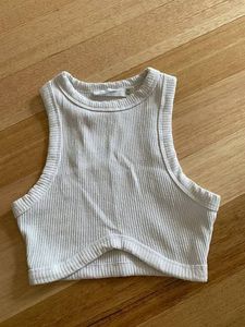 Pink Corset Ribbed Top by Glassons