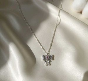 fairycore Bow Pendant Necklace