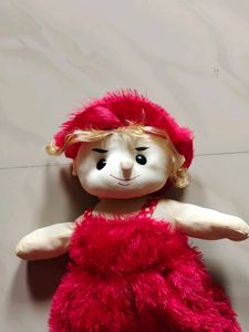 Cute Red Plush Doll