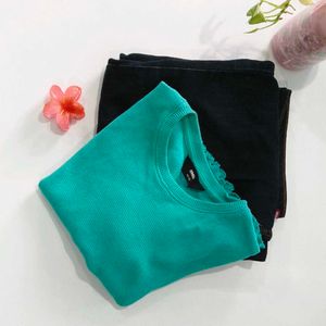 Green Casual Top