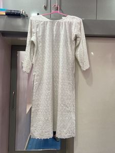 White Suit With Bottoms .