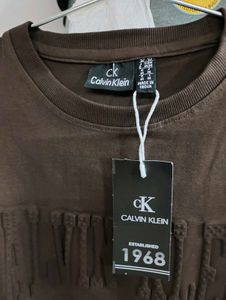 Calvin Klein Brown Long Sleeve Tee