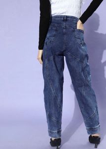 Mid Rise Slouchy Fit Stretchable Jeans