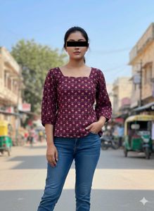 like Floral Print short kurti