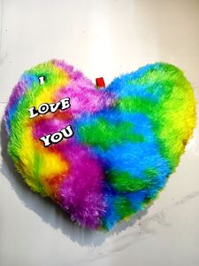 Happiness Rainbow Heart Soft Toy playing 20cm Love