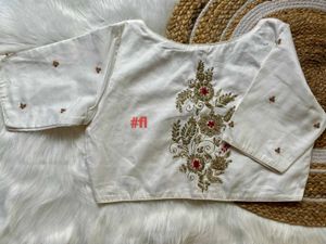 Satin Pan Neck Bridal Blouse Collection