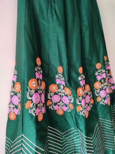 💚 Elegant Green Lehenga Choli 🌸