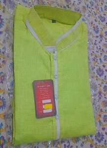 Lime Green Mens Kurta