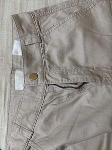 Beige Cargo Pants
