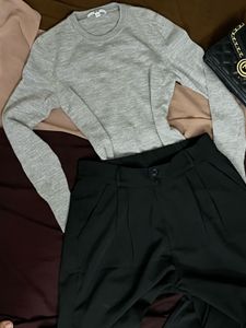 Grey Uniqlo Sweater