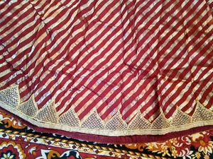 very beautiful used Lehenga, choli and broad Duppatta