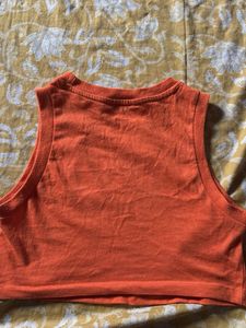 Orange Crop Top