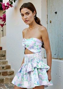 Floral Print Two-Piece Set coords