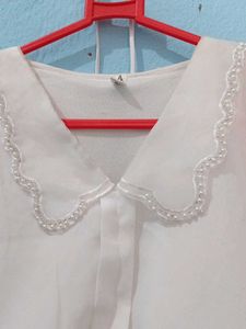 White Puff Sleeve Blouse