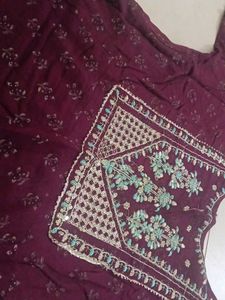 .Embroidered Kurta