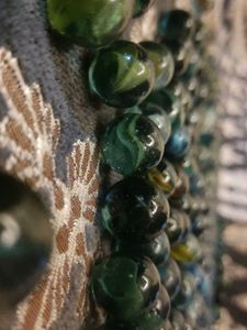 Turquoise Glass Marble Beads