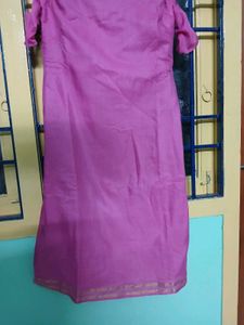 Pink Kurta With Duppatta