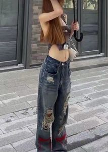 Y2k relaxed fit highly washed jeans