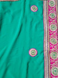 Green Saree