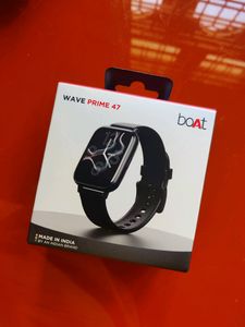 New BOAT wave Prime 47 Smart Watch  with 1.69&#34; HD Display, 700+ Active Modes, ASAP Charge, Live Cricket Scores, Crest App Health Ecosystem, HR &amp; SpO2