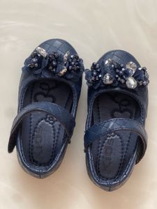 Kids Blue Dressy Shoes